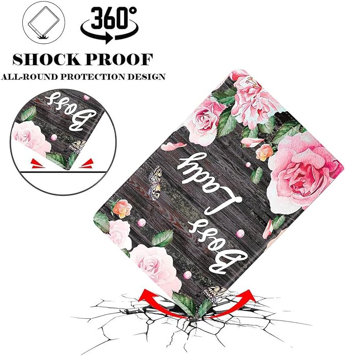 for iPad mini Case iPad mini 1 2 3 4 5 Case and Coasters Set PU Leather Folio Case Smart Cover with Stand &amp Auto Wake Sleep for iPad mini 5/4/3/2/1 - Flame Soccer