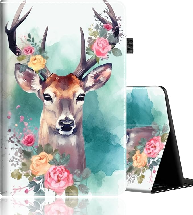 Case Fits All-New Amazon Kindle Fire HD 10 &amp 10 Plus Tablet (13th/11th Generation 2023/2021 Release) 10.1 Durable Shockproof Protective Cover with Auto Wake/Sleep，Black Woman Queen Afro Design