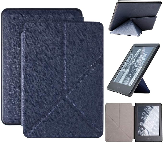 Case for 6-inch Kindle Paperwhite 4 (10th Gen 2018 Releases) Standing Origami Slim Shell Cover with Auto Wake/Sleep for Amazon Kindle Paperwhite 2018 E-Reader Black