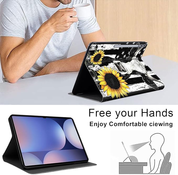 Case for Samsung Galaxy Tab A11 Plus 2026 &amp Galaxy Tab A9+ 11 Slim Smart Stand Cover with Auto Wake/Sleep Shockproof Protective Shell for Work &amp School Astronaut