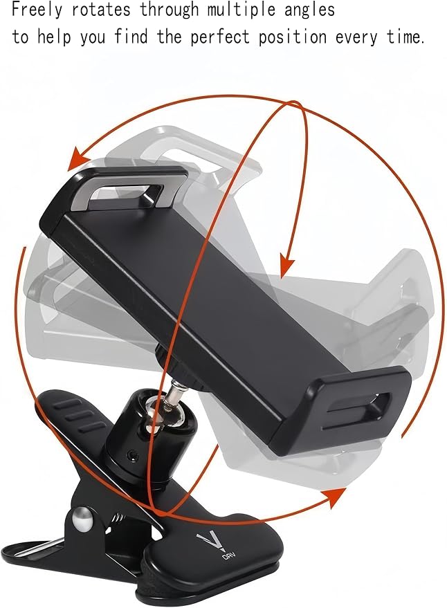 360-Degree Rotating Drawing Stand Adjustable Tablet and Phone Holder Mount for Artists Black Professional Sketching and Tracing Support