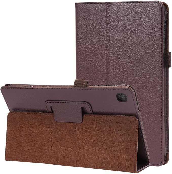 Generic Slim Folding Folio Stand Case for Samsung Galaxy Tab A 8.0 Inch 2019 (SM-T290/SM-T295) Lightweight Magnetic Closure PU Leather Flip Shockproof Auto Wake/Sleep Smart Cover Black