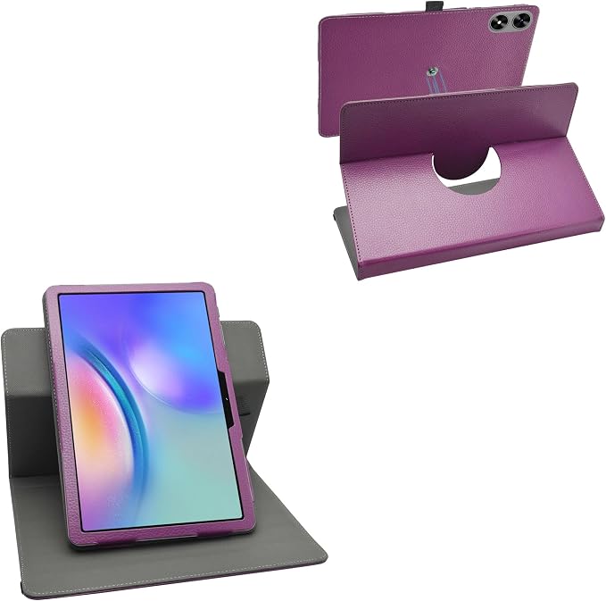 LiuShan Compatible with SHARECLOUD P10C caseSHARECLOUD P10_T caseFrameflow P10_A case360 Degree Rotation Stand PU for SHARECLOUD P10C/SHARECLOUD P10_T/Frameflow P10_A/OYEFIT T10 10.1 TabletBlack