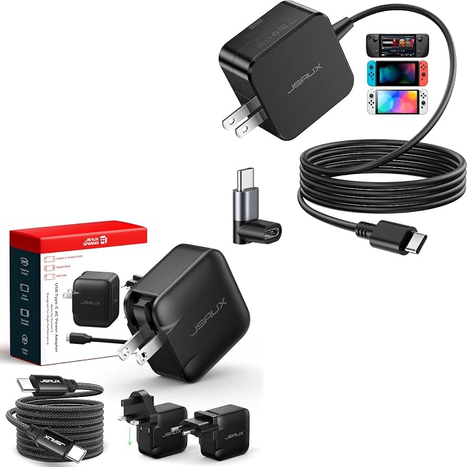 JSAUX 45W USB C Charger + 65W USB C Charger