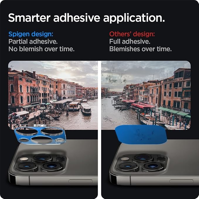 Spigen Camera Lens Screen Protector [GlasTR Optik] Designed for iPhone 13 Pro Max (2021) / iPhone 13 Pro (2021) - Clear [2 Pack]… | GlasTR EZ Fit Optik Pro 9H+ Tempered glass Scratch resistant Auto