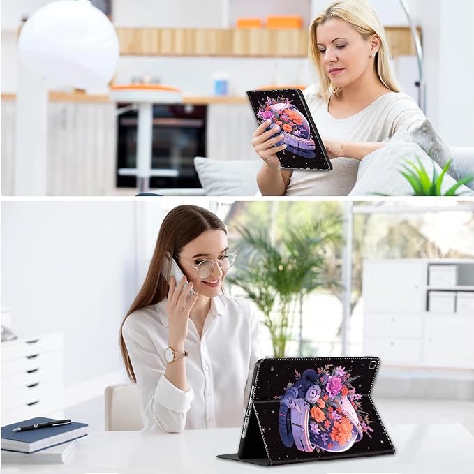 Case for iPad 10.2/10.5，iPad 9th/8th/7th Gen，for iPad 10.2 inch 2021/2020/2019/iPad Air 3rd Gen/Pro 10.5 - Slim Fit Standing Cover with Auto Sleep/Wake，Enchanted Forest 2