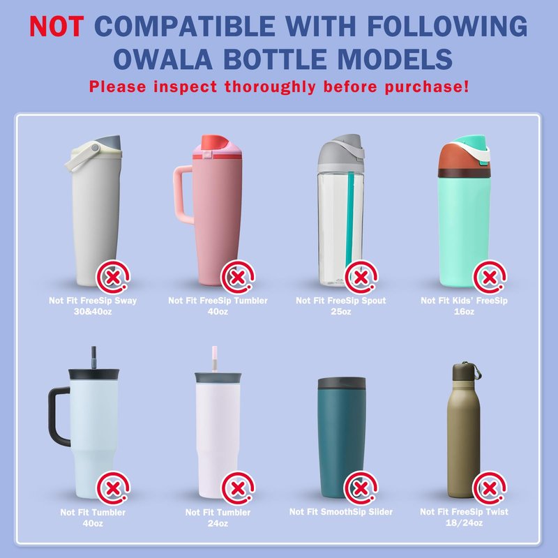 HEYSKAY 2PCS Silicone Boot for Owala Flask Water Bottle 32oz Anti-Slip Protective Sleeve for Owala Twist,FreeSip and Flip Stainless Steel Water Bottle BPA-Free Boot Bottom Base