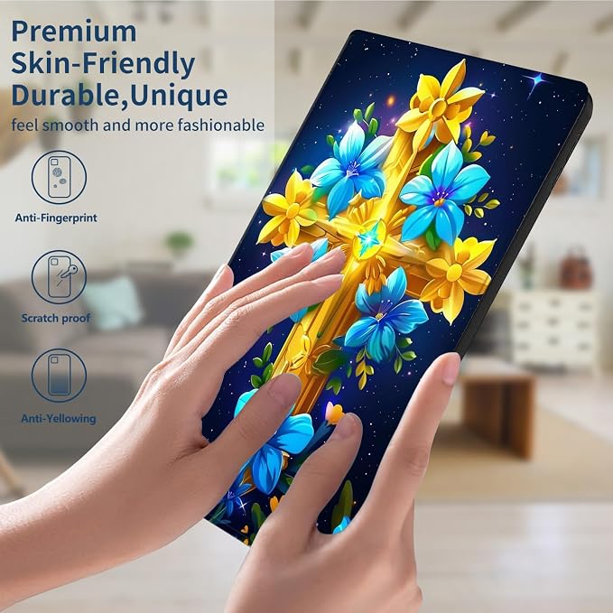 Slim Case for Amazon Kindle Fire Max 11 Case (13th Generation 2023 Release) 11 PU Leather Folio Stand Adjustable Smart Cover with Auto Wake/Sleep for Kindle Fire 11 TabletArt Black Cat Tree