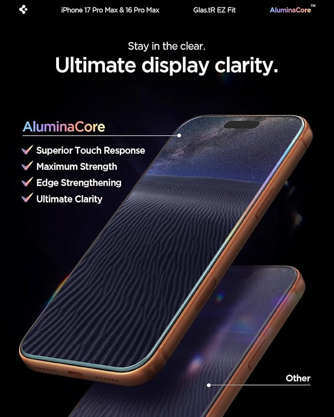 Spigen Tempered Glass Screen Protector [GlasTR EZ FIT] designed for iPhone 11 / iPhone XR [6.1 inch] [Case Friendly] - 2 Pack