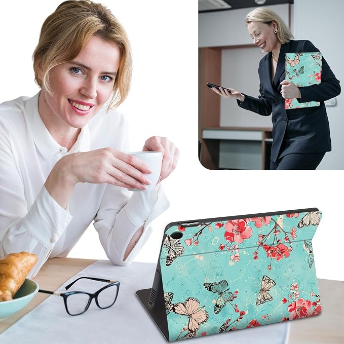 Slim Case for Samsung Galaxy Tab S11 5G 11 Inch (2025) PU Leather Tablet Cases Flip Folio Multi-Angle Viewing Stand Protective Smart Shell Cover with Auto Wake/Sleep A Crow Skull