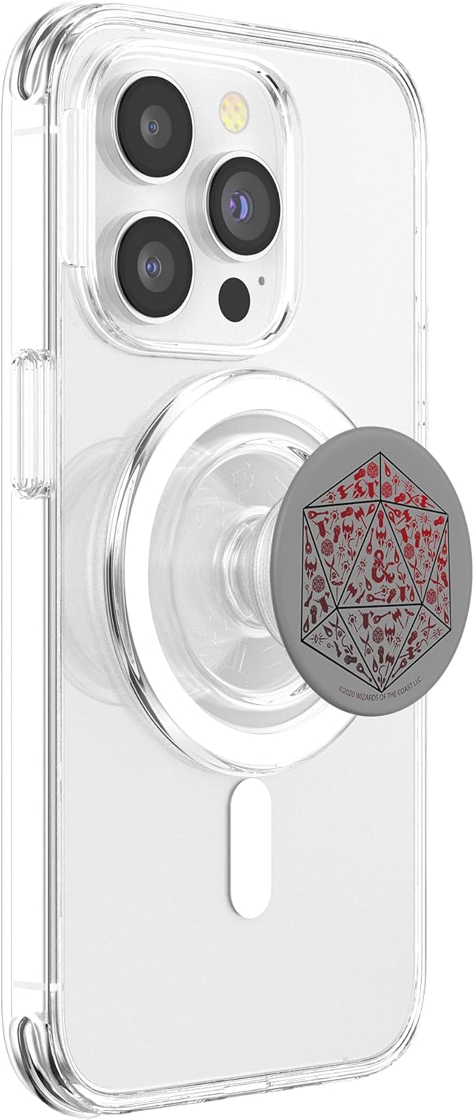 Dungeons and Dragons D20 Icon Fill PopSockets Adhesive PopGrip