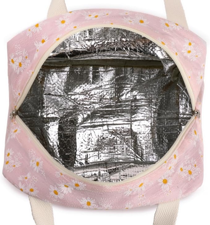 Bluboon Lunch Box for Women Cute Lunch Bag Reusable Insulated Lunch Bags Large Capacity Lunchbox Cooler for Work Picnic or Travel