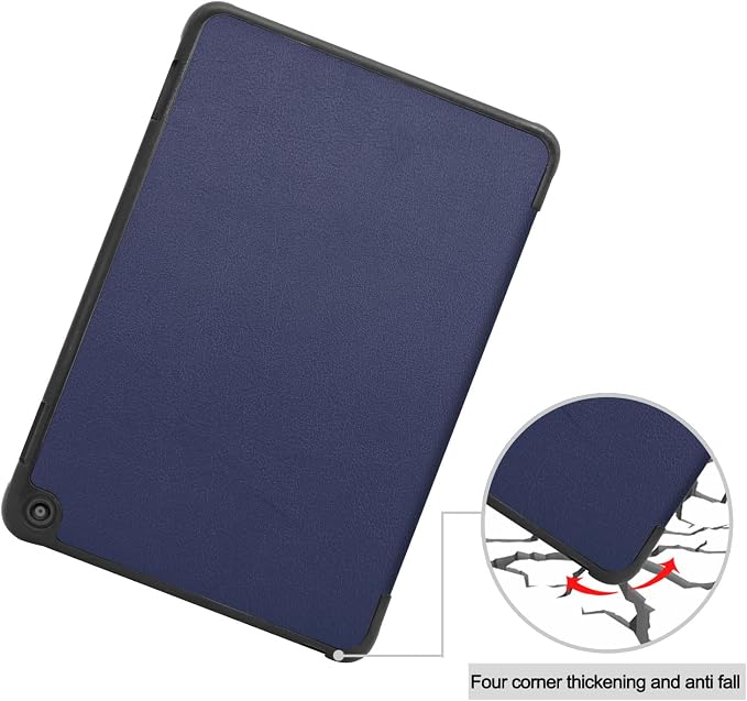Tablet CaseSlim Soft TPU Back Smart Magnetic Stand Protective Cover[Sleep/Wake] Incompatible with iPad Samsung TCL 11in Tablets.(Dark Green)