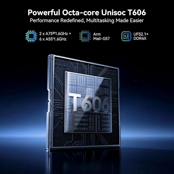 TABWEE 2in1 Tablet with Keyboard 10 Inch Android Tablet | Android 16 24GB RAM (8GB+16GB Virtual) 256GB ROM 2TB Expandable T606 Octa-Core Widevine L1 Gemini AI