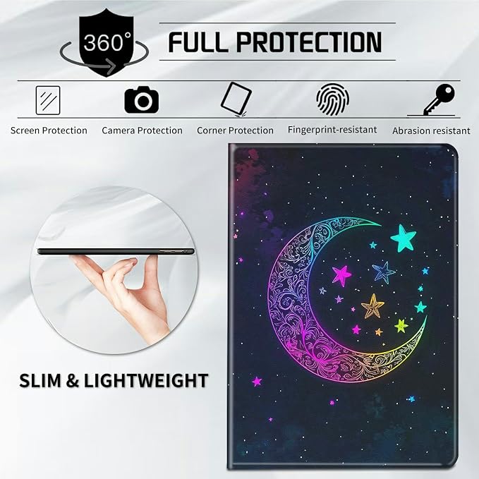 Case for All-New Kindle Paperwhite 12th Generation 7 inch 2024 &amp Kindle Colorsoft Signature Edition 2024 Lightweight Protective PU Leather Smart Stand Cover with Auto Wake Sleep - a Beautiful Gala