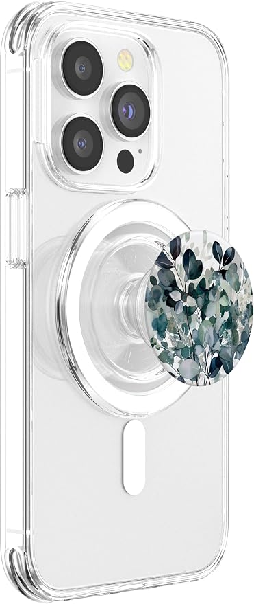 Eucalyptus Floral Flower Green Garden Pattern PopSockets Adhesive PopGrip