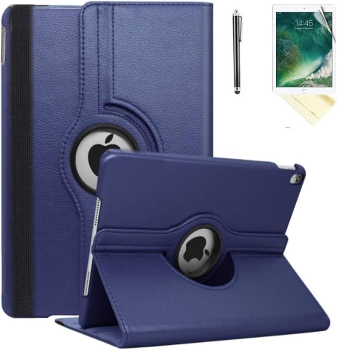 Case for iPad Air 1st Generation Models A1474 A1475A1476 360 Rotating Stand with Wake Up/Sleep Function Also for iPad 6th 5th Air2nd Generation 9.7 inch case (Art Flower)