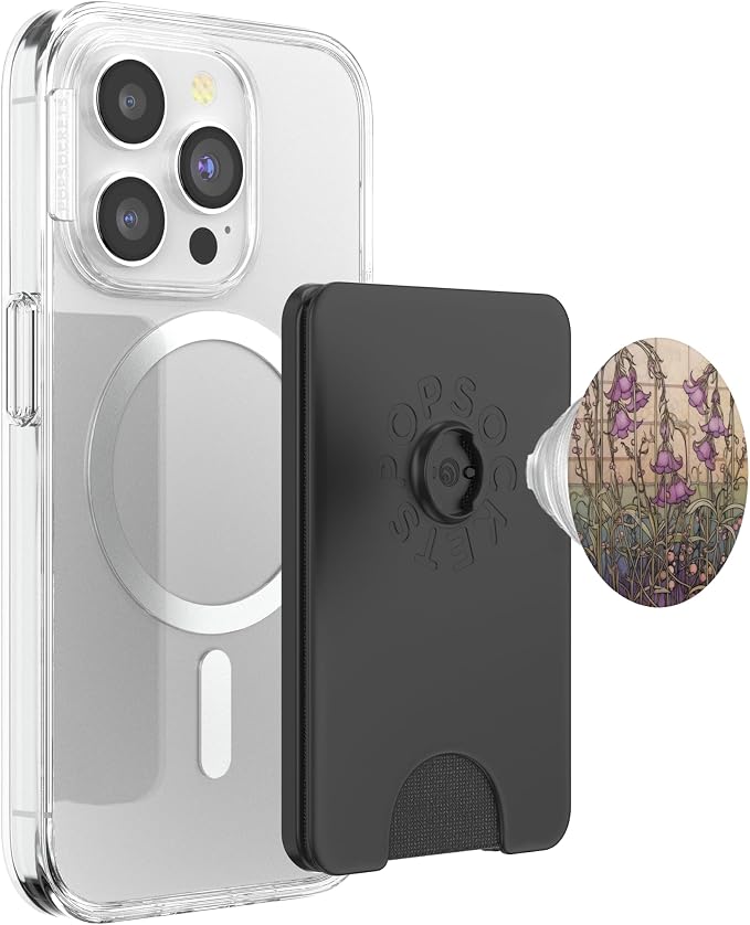 Cute Floral Heather Flower Art Nouveau PopSockets Adhesive PopGrip