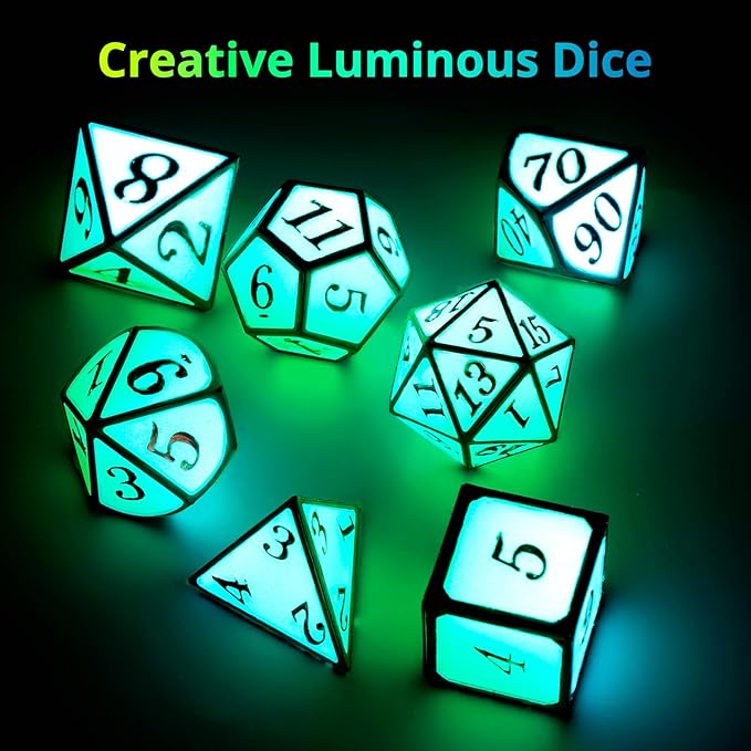 LET'S RESIN Upgraded Large DND Silicone Molds for Resin with 7 Cavities