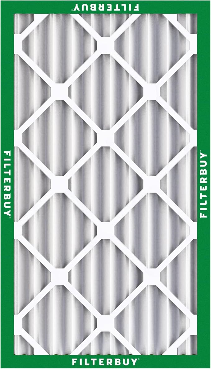 Filterbuy 20x30x4 Air Filter MERV 8 Essential Dust & Allergy Defense,
