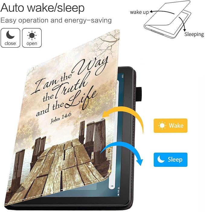Case for Amazon Fire HD 8/Fire HD 8 Plus Tablet (12th/10th Generation 2024/2022/2020 Release) Premium PU Leather Cover with Auto Sleep Wake African Women
