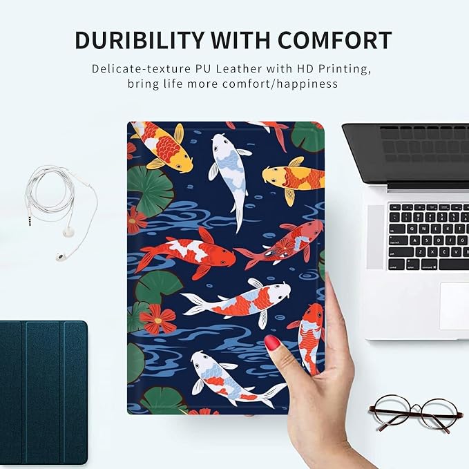 Case for Kindle Fire HD 10 &amp 10 Plus Tablet 10.1 (13th/11th Generation 2023/2021 Release) Lightweight Slim PU Leather Adjustable Multi-Angle Smart Shell Cover with Auto Wake/SleepA Flowers Art
