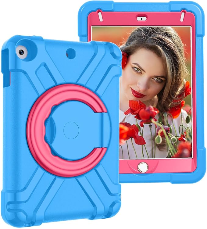 AKABEILA Compatible with Amazon Fire HD 8 2020/2022 Tablet Case，Rugged Kids Case with Stand Lightweight Shockproof Kids Friendly Tablet Cover Black