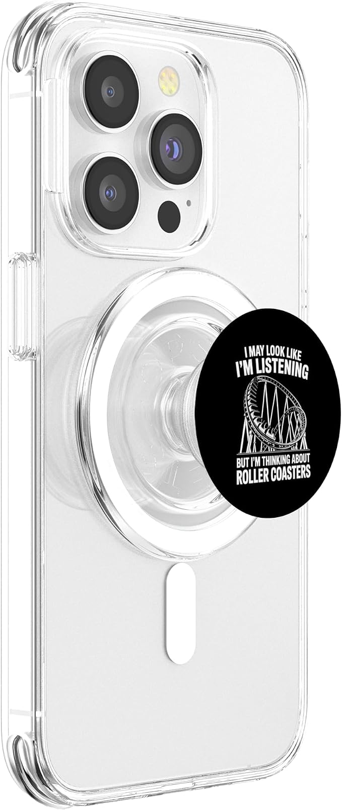 Funny Roller Coaster Art for Men Women Roller Coaster Lover PopSockets PopGrip for MagSafe