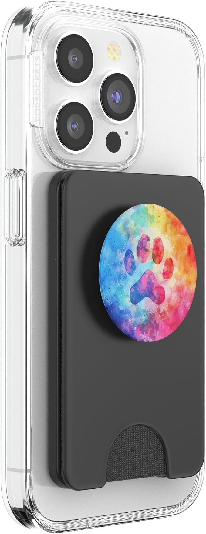 Colorful Dog Paw Print PopSockets PopGrip for MagSafe