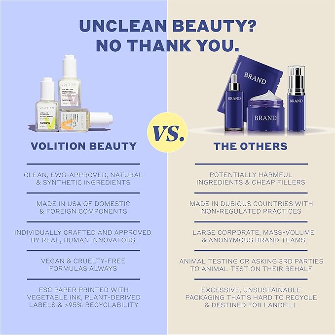 Volition Beauty Yaupon Tea Glow-Awakening Moisturizer with Bakuchiol + Hyaluronic Acid | Caffeinated Facial Cream Energizes Tired Skin | Natural Retinol Alternative Reduces Look of Wrinkles (2 fl oz)