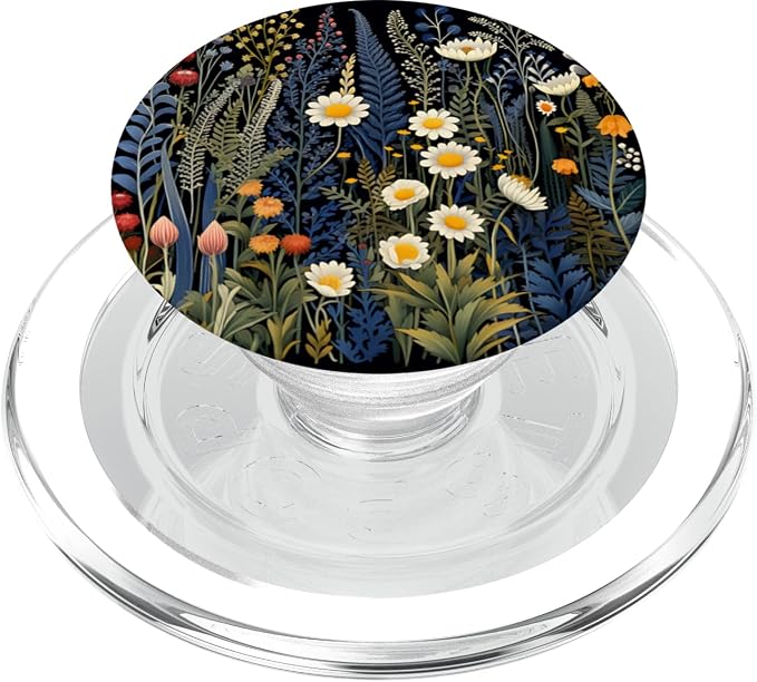 Wildflower Flowers Design Floral PopSockets PopGrip for MagSafe