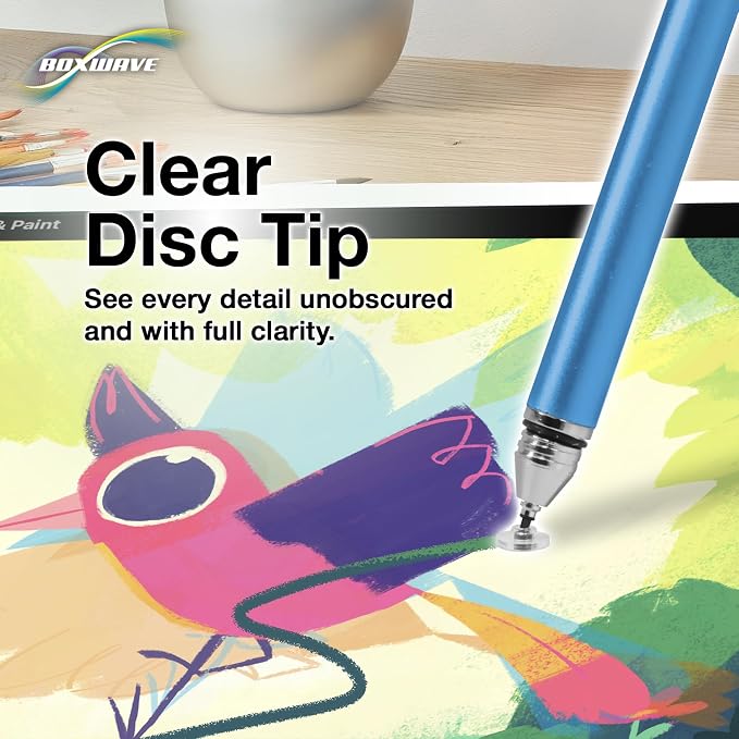 BoxWave Stylus Pen Compatible with Acer Chromebook Spin 314 (CP314-1HN) - FineTouch Capacitive Stylus Super Precise Stylus Pen - Lunar Blue
