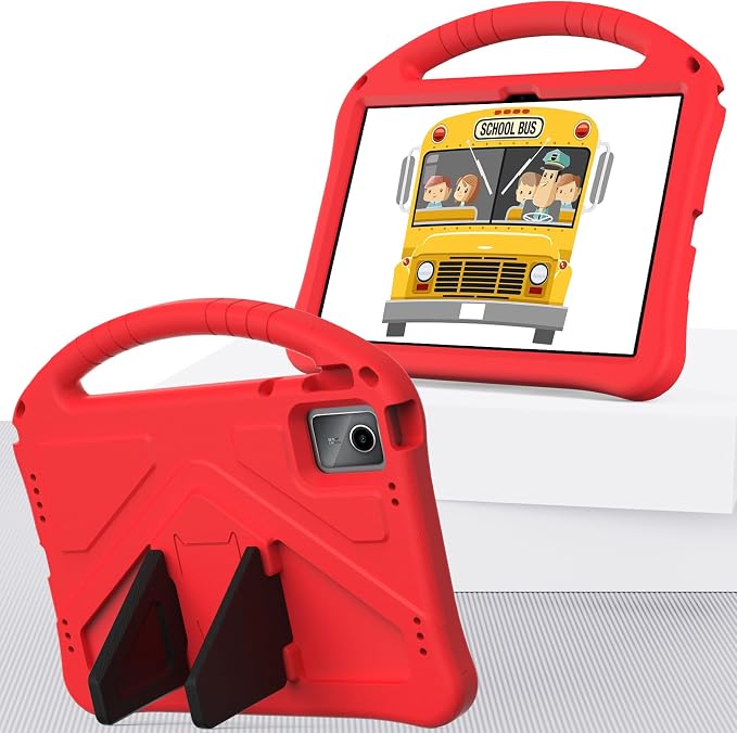 YRH for Moto Pad 2026 Case 11'' Kids EVA Shockproof Tablet Cover with Stand Handle Black