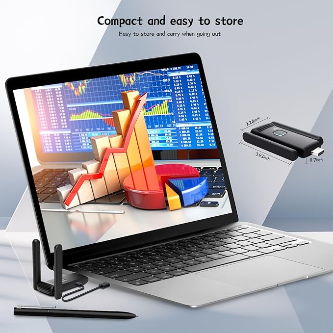 Wireless HDMI Sender and Receiver,50M/165FT,HDMI Wireless Adapter Plug and Play,No Hot,1080P@60fps,2.4/5GHz Wirelessly Streaming of Media Video Audio from Laptop,TV Boxe,Camera to Projector/Monitor/TV