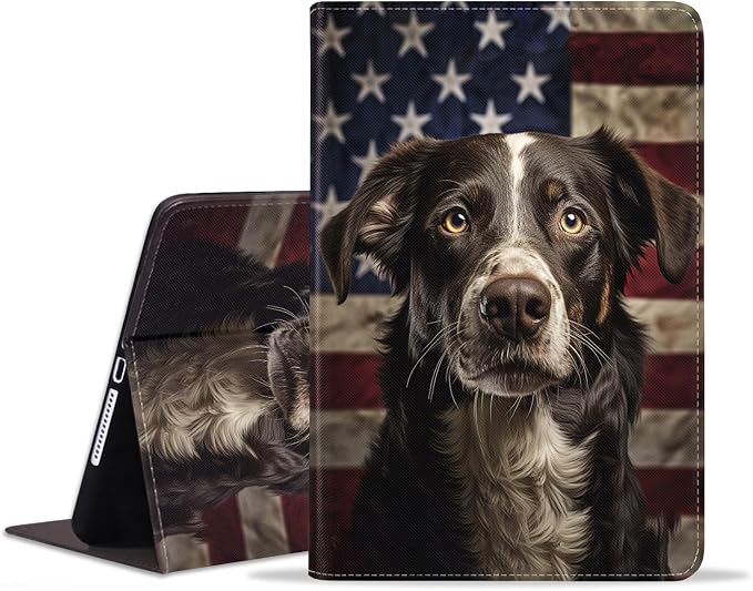 Case for iPad (A16) 11th Generation 11 Inch 2025 iPad 10th Generation 10.9 Inch 2022 Protective Leather Case Adjustable Stand Auto Wake/Sleep Smart Case - African American Girl