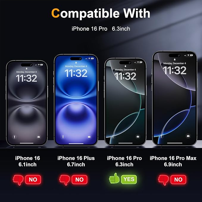 2 Pack Matte Privacy Screen Protector for iPhone 15 Pro Max 6.7-inch with Easy Installation Tool Anti Spy Anti Glare Tempered Glass Film Dynamic Island Compatible Case Friendly 9H Hardness