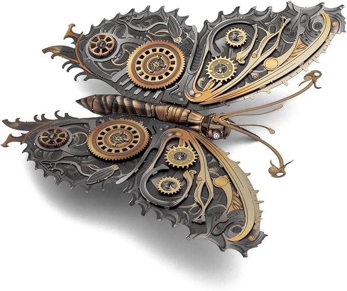 Metal Earth Steampunk Butterfly 3D Metal Model Kit Fascinations