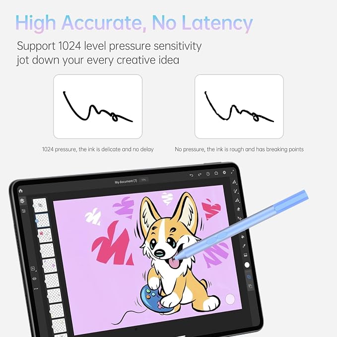 Stylus Pen for HP Omnibook X Flip Rechargeable MPP 2.0 with 4096 Pressure | Digital Stylus Pen for HP Envy/Pavilion/Spectre x360 – Tilt Support Palm Rejection Fast Charge Ideal for Drawing &amp N