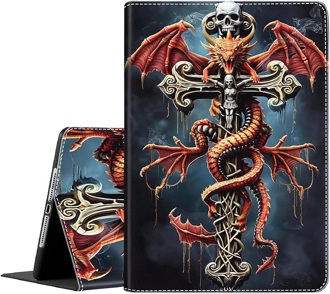 Case for iPad 9th/8th/7th Generation 2021/2020/2019 iPad 10.2 Inch Also Fit iPad Air 3th Gen 2019/iPad Pro 10.5 inch，Standing Cover with Auto Sleep/WakeCute Black Cat