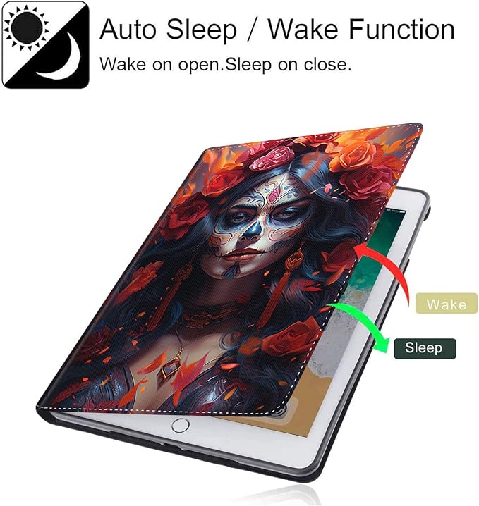 Case for Samsung Galaxy Tab S10 FE Plus 5G Multi-Angle Stand Smart Cover Shockproof with Auto Wake/Sleep for Galaxy Tab S10 FE+ 13.1 Inch (SM-X620/SM-X626B) 2025 Magic Mushrooms Fungus