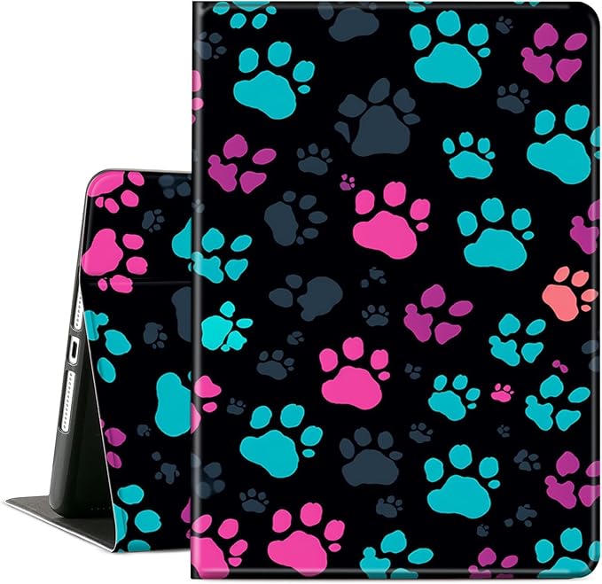 Case for Microsoft Surface Pro 11/10 / 9 13 InchPU Leather Cute Slim Folio Adjustable Stand Cover Case for Surface Pro 11th Edition AIArt Red Dragonfly