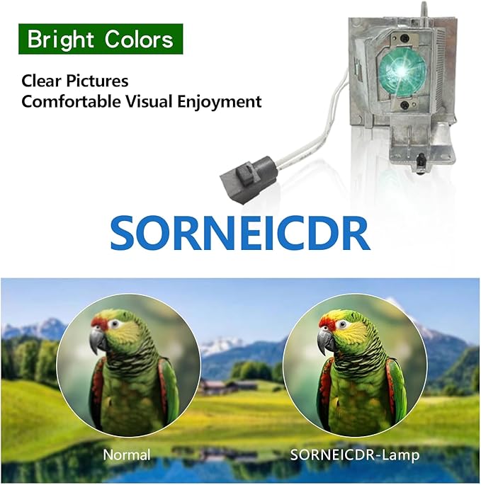 SORNEICDR Replacement Projector Lamp Bulb NP36LP BL-FP190E/FP190D MC.JH111.001 SP.8VH01GC01 Compatible with Optoma HD141X HD26 GT1080 GT1080darbee HD29darbee W316 DH1009 H182X S316 X316