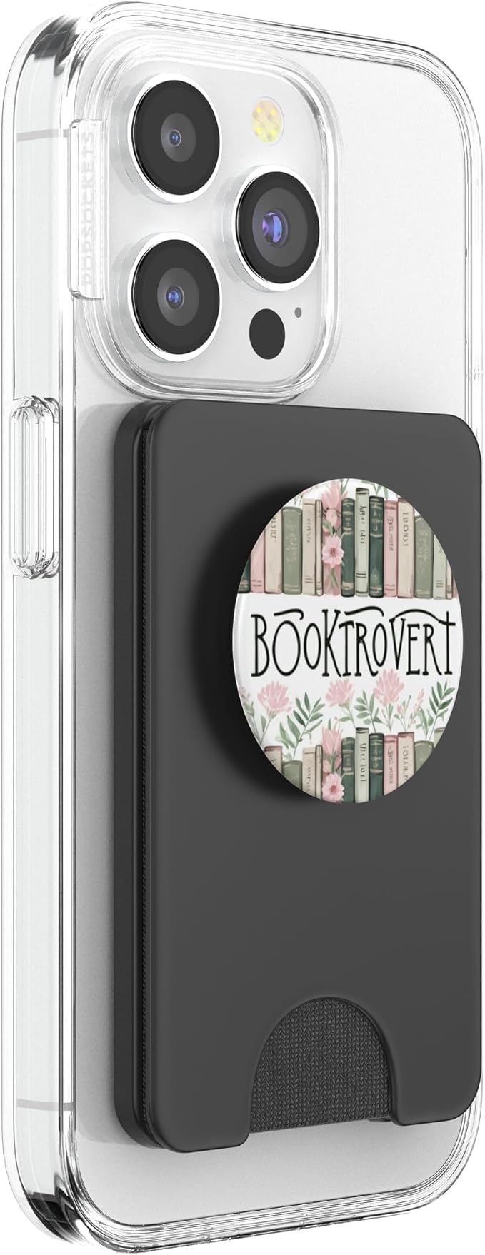 Booktrovert Reading Book Lover Booktrovert Librarian Bookish PopSockets Adhesive PopGrip