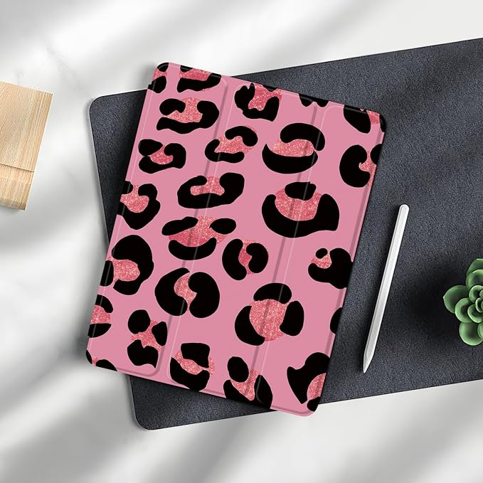 Case for iPad 6th / 5th Generation 9.7-inch iPad Air 2 /Air 1 | Smart Trifold Stand Shockproof Case with Pencil Holder Auto Wake/Sleep Cover Viewing &amp Typing Angles Black Flowers
