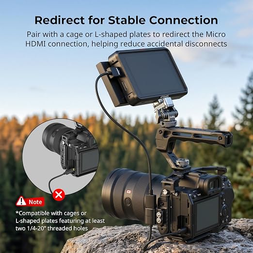 SMALLRIG USB-C Male to Female Data Cable (7.9 inch) 240W Fast Charging / 20Gbps Data Transfer for Camera Cages &amp L-Shaped Plates USB 3.2 Gen 2x2-5078