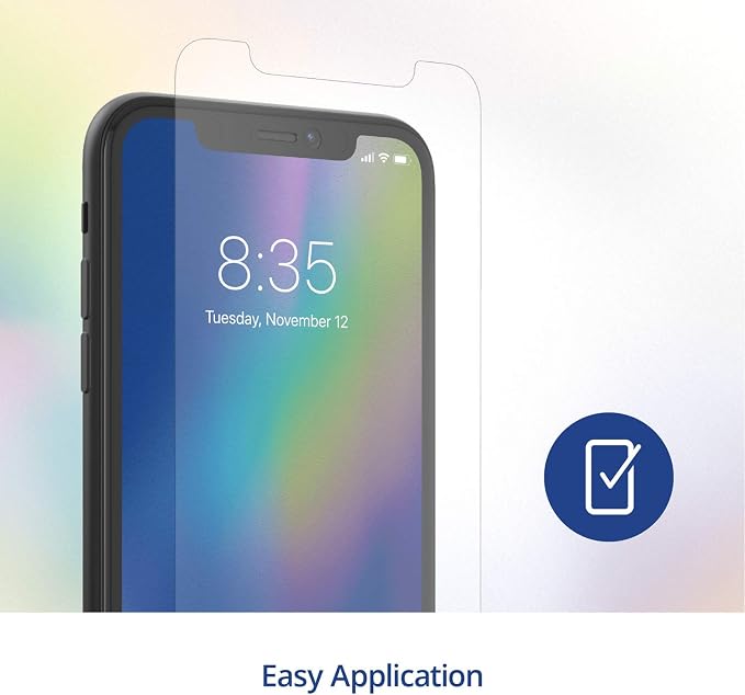 max Protection HD Screen Protection - 2 Pack - Tempered Glass Screen Protector - Made for Apple iPhone 11 and iPhone Xr - Case Friendly
