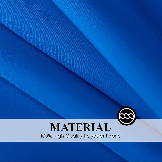 Rectangle Tablecloths 90x132 Inch 6 Pack Royal Blue Tablecloth for 6ft Washable Decorative Linen Polyester Table Cloths for 8ft Dining Table Banquets Buffet Parties and Wedding