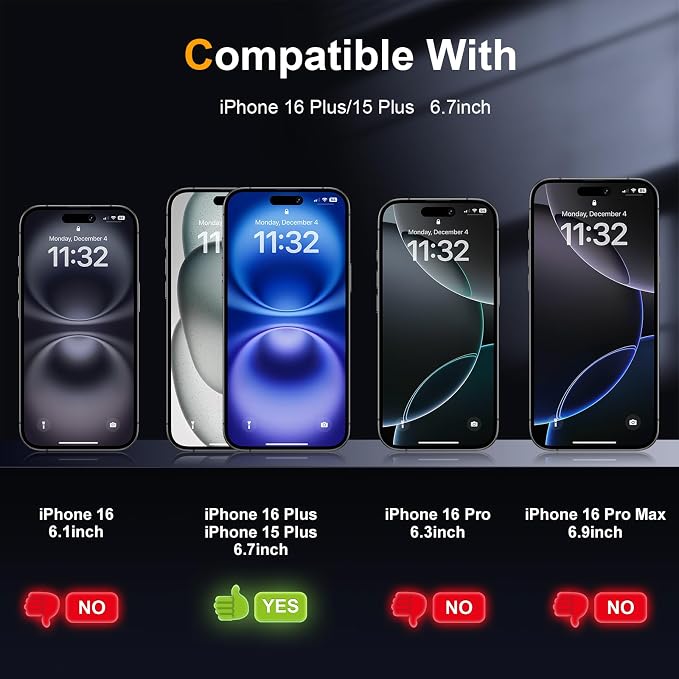 2 Pack Matte Privacy Screen Protector for iPhone 15 Pro Max 6.7-inch with Easy Installation Tool Anti Spy Anti Glare Tempered Glass Film Dynamic Island Compatible Case Friendly 9H Hardness