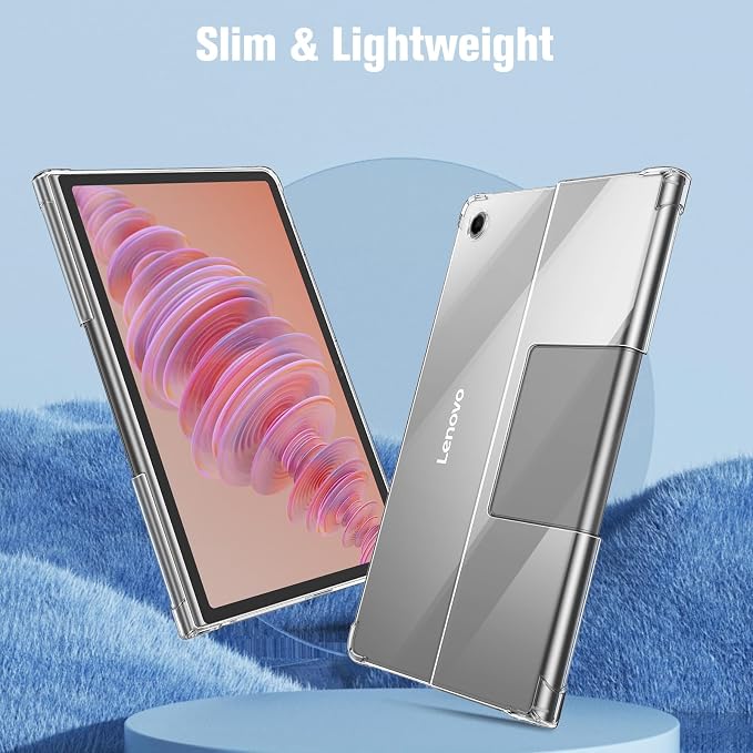 Fintie Case for Lenovo Tab Plus (TB351FU) 11.5 inch 2024 Tablet | Transparent Soft TPU Case Shockproof Anti-Scratch Cover Slim &amp Lightweight Flexible