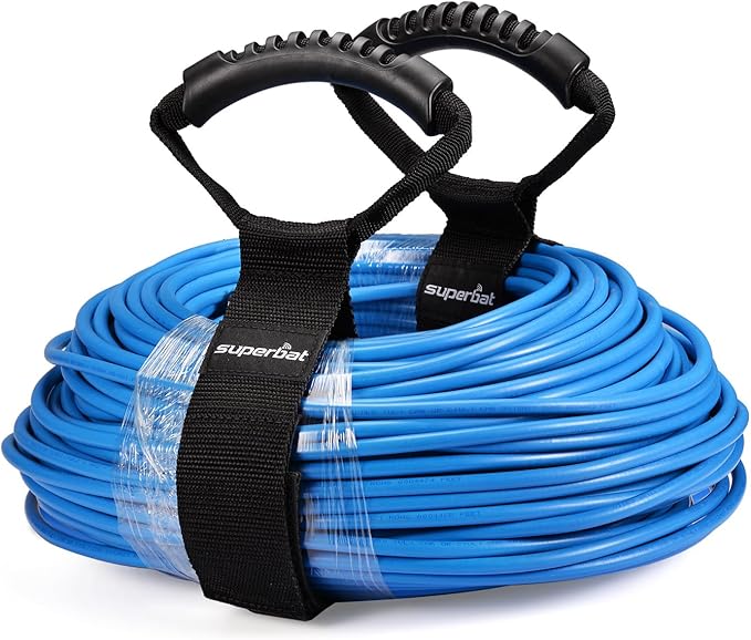 Superbat Long SDI Cable 300ft BNC Cable 75 Ohm 3G/6G Belden 1694A Support HD-SDI/3G-SDI/6G-SDI/4K/8K Video CCTV Systems，Precision SDI Camera Wire